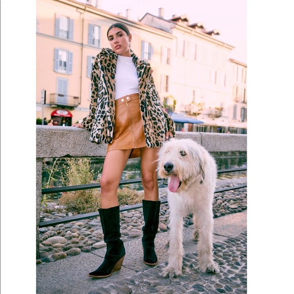 Free People High Waisted Vegan Pocket Skirt - Picture 2 of 6